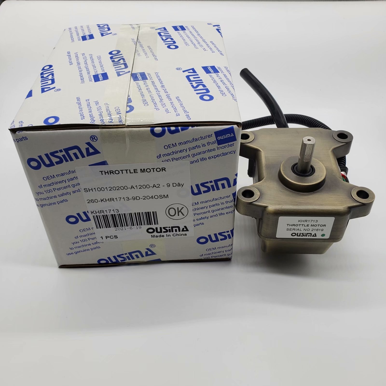 Assy мотора дросселя OUSIM KHR1713 для экскаватора SH100120200-A1200-A2 9DAY 260-KHR1713-9D-204OSM Sumitomo