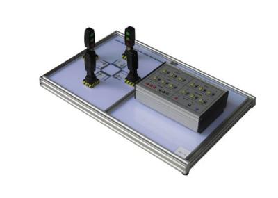 Processo o equipamento de treino da mecatrônica do controle montou o instrutor do controle 122KG nivelado