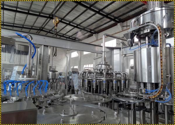 Easy Cleaning PET Bottle Filling Machine For Fresh Fruit Juice RCGF 18-18-6