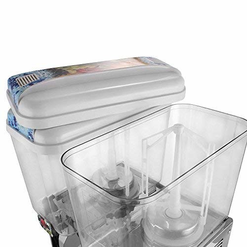 10 Liters Cold Drink Dispenser Machine / Fruit Juice Dispenser with Paddle Stirring System