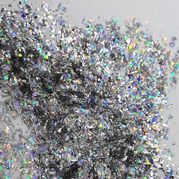 Polyester Resistant Solvent Irregular Bulk Glitter Fragment Glitter Cut Flakes Nail Art Supplies for Mother's Day Ramadan
