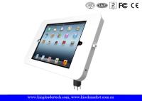 Le bureau a monté le support de kiosque d'iPad/comprimé avec le cou flexible matériel d'oie en métal