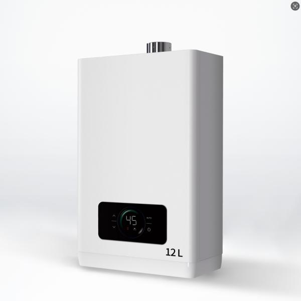 12-16L Lpg Gas Water Heater For Bathroom Forced Exhaust Type With Stainless Steel Heat Exchanger