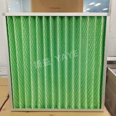 Primary Efficiency Air Filter G4 45pa AHU Pre Filter Galvanized Steel Frame