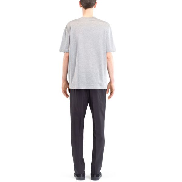 Plaid Stitching Mens Trendy T Shirts Fabric Weight 120 Grams OEM / ODM Available