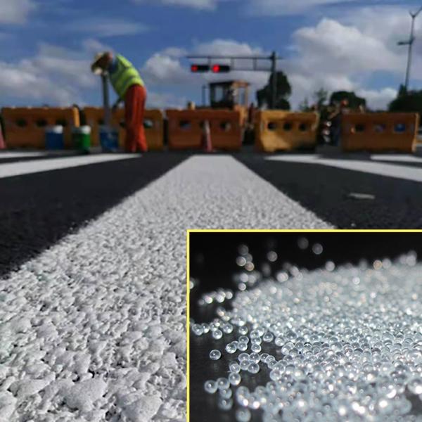 High Reflective Beads Traffic Marking 0.8mm-7mm Micro Glass Balls