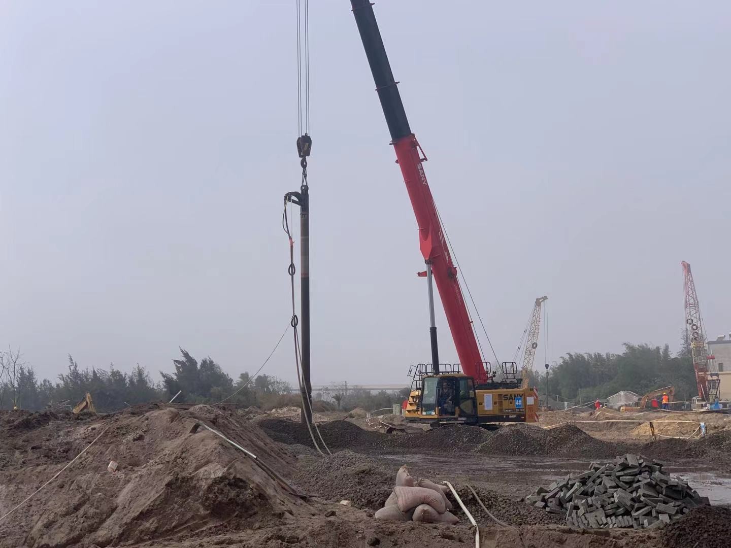 Каменное оборудование 75kw 426mm Vibroflot кучи столбца управляя