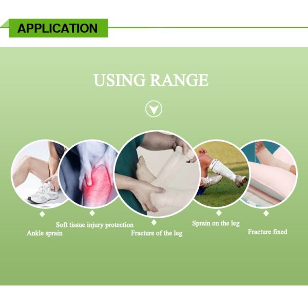 High quality black flannel cotton leg knee ankle protection brace