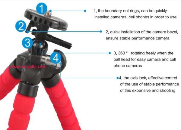 Car Phone Holder Flexible Octopus Tripod Bracket Selfie Stand Mount Monopod Styling Parts