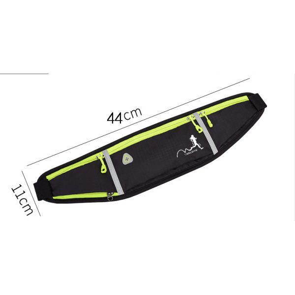 Nylon Outdoor Sports Running Jog Waist Bag Waterproof Phone Waist Belt Pack Fitness Elastic Fanny Pack