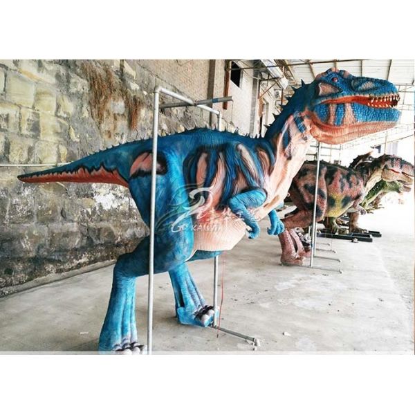 Handmade Colorized Lifelike Dinosaur Costume Water Repellent For Adults