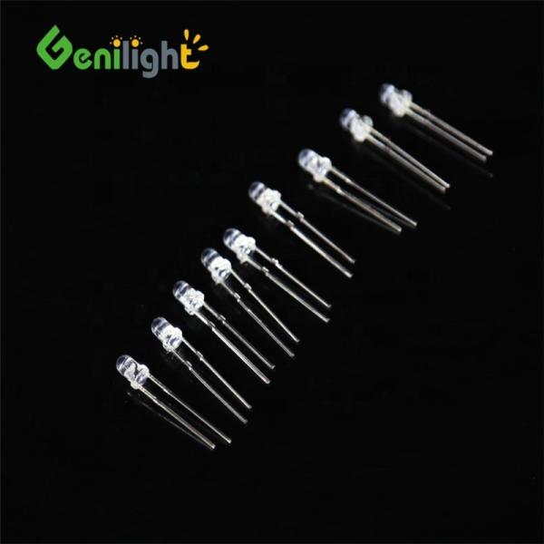 F3 3MM 2-Pin Highlight LED Light Bulb Emitting Diodes Red/Green CC -40-60 Capacitance Vr