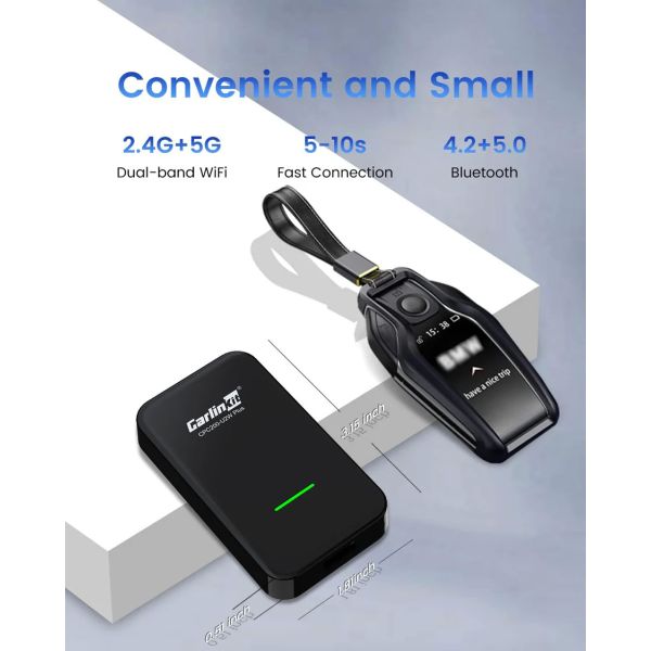 Wired To Wireless Carplay Adaptor Dongle Carlink 3.0 U2w Plus Ai Smart Box For Apple