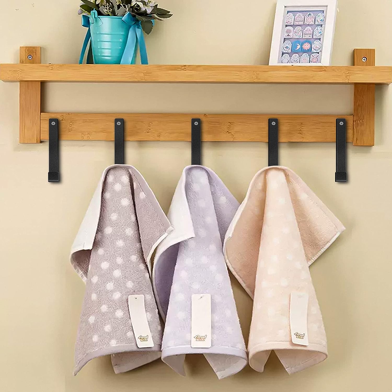 Стенные крюки для многофункциональной висящей полки