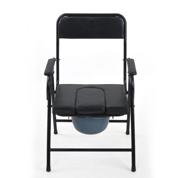 Aluminum Alloy Medical Transport Wheelchair Folding Shower Toilet Wheelchair For Disabled