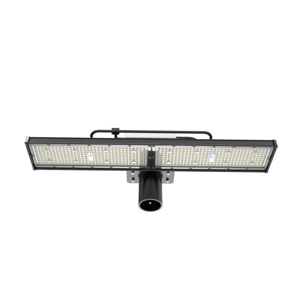 LHB05-T Cold Forging Aluminum Linear High Bay IP65 Waterproof 110x60° Lens For Padel Courts