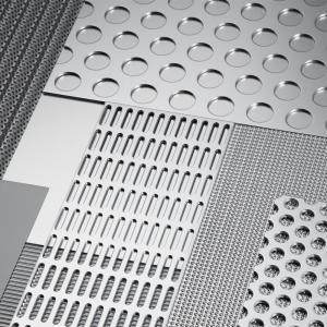 AISI 304L Round Stainless Steel Sheet Hole Perforted 0.4 - 6.0 Thickness