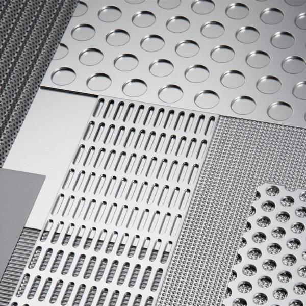 AISI 304L Round Stainless Steel Sheet Hole Perforted 0.4 - 6.0 Thickness