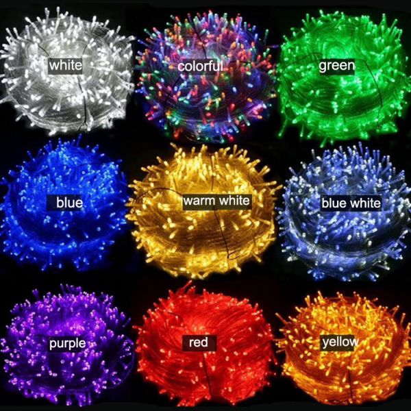 10m 33FT 100pcs Festive Decoration Lamp Wedding Celebration Christmas Star Light KTV Bar Outdoor Waterproof Lamp String