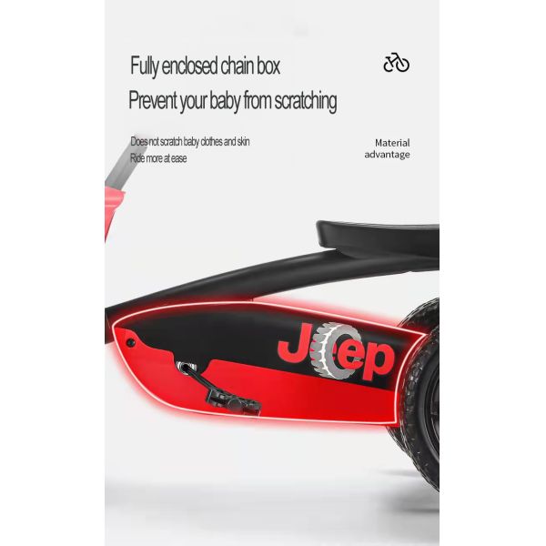 Blue Yellow Children's 4 Wheel Drive Electric Kart Car For 2-6 Years