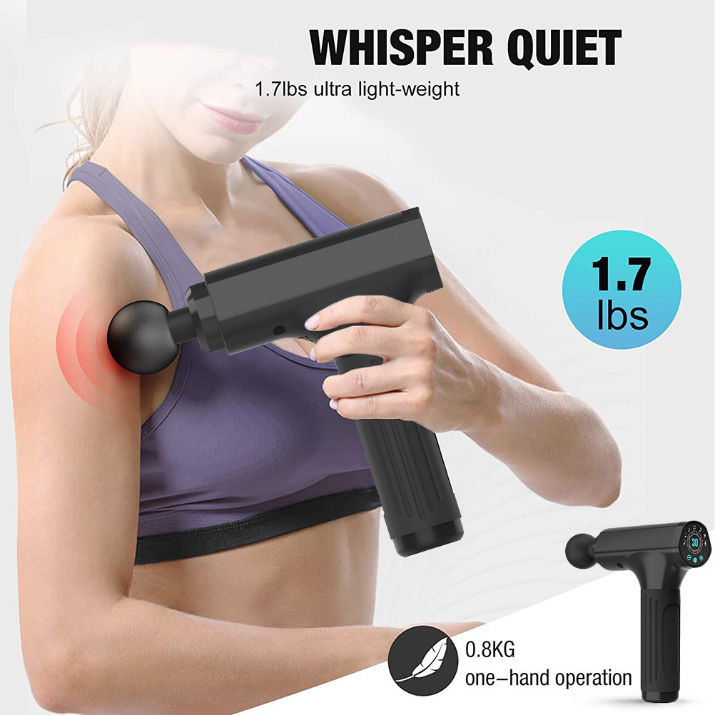 Бесшнуровой экран касания малошумное 2500mAh СИД Massager руки ткани 30 скоростей глубокий