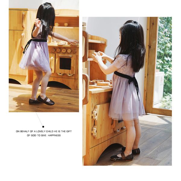 Stylish Sheepskin Casual Children's Shoes for 2-8 Years Old Girls Kids Shoes