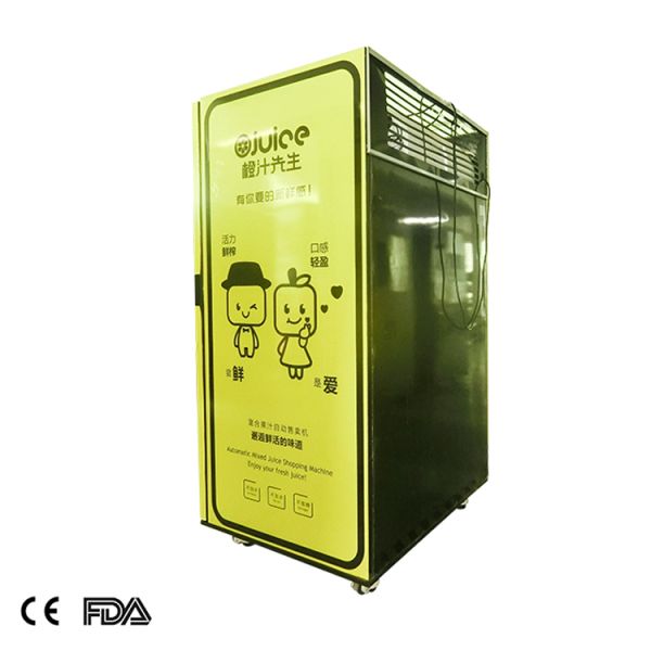 Park black orange juice vending machine automatic freshly squeezed orange juice vending machine