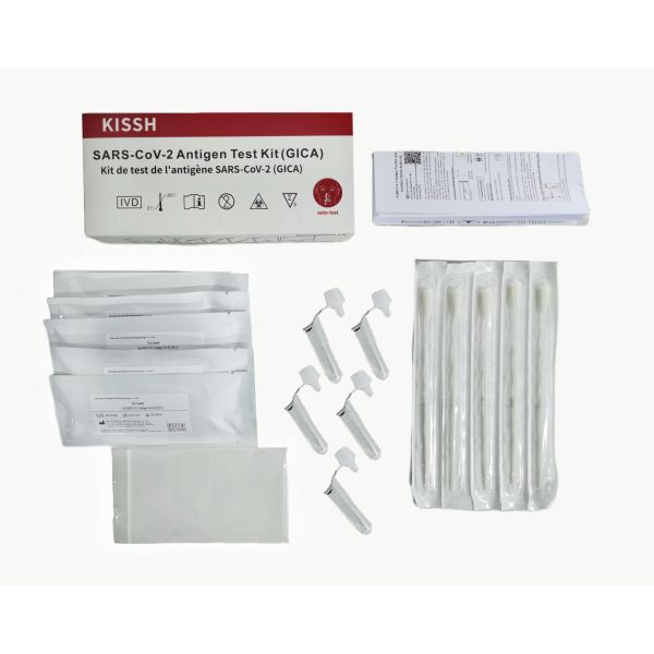 SARS-CoV-2 Antigen Detection Kit 18*4*8Cm Nasal Swab Test Kit High Sensitivity