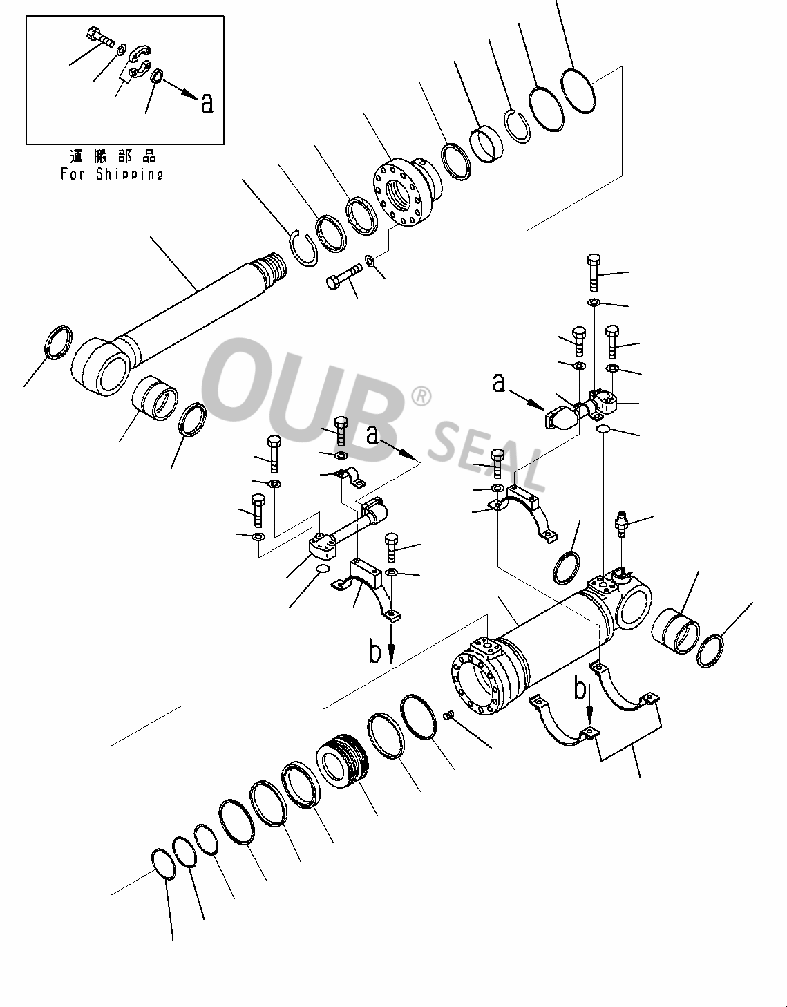 707-51-90640 ОМ DSI ODI 100*115.5*6mm 105*120.5*6mm ROI уплотнения масла OUY/DKB регулятора следа экскаватора HBY