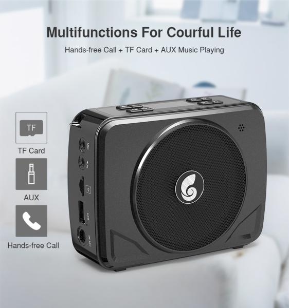 50W 30W 20W 15V 12V 2 set uhf wireless microphone headset handheld voice amplifier bluetooth speaker singing megaphone