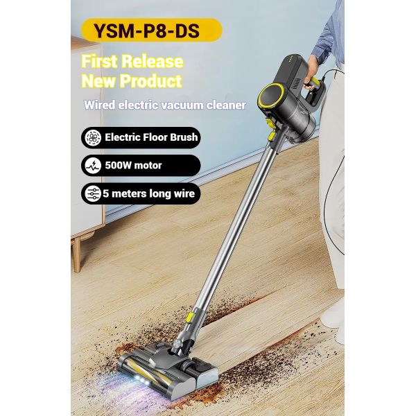 Multifunctional Corded Vacuum Cleaner Corded Handheld Vacuum High Performance 0.8L Dust Bucket