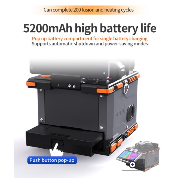 FTTH оптоволоконная сварочная сплицевая машина 6 Моторы оптоволоконный сплицевый сплисер