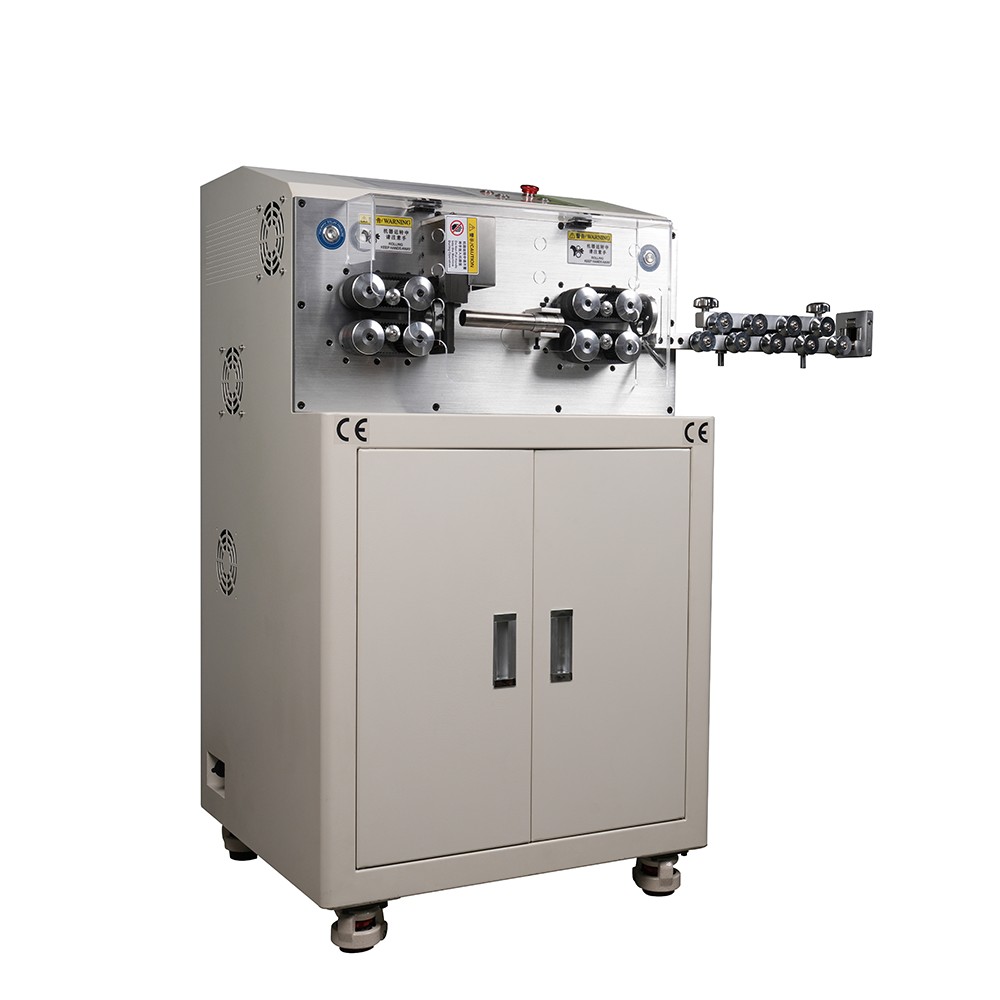 Multi Core Cable Cutting Machine 7 Inch Touch Screen Cable Cut And Strip Machine