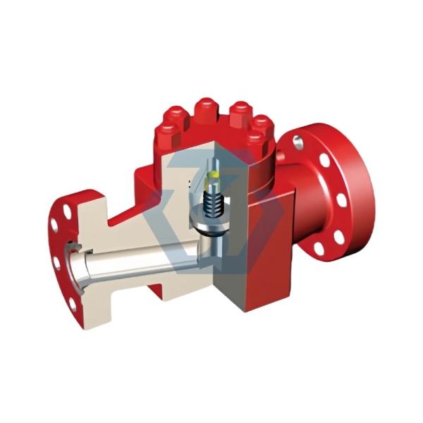 API 6A Oilfield Wellhead Control High Pressure Casing And Tubing Head Adjustable Check Valve