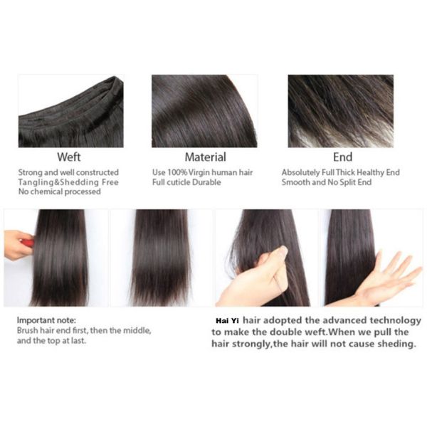 Прямой зажим в естественных расширениях волос, естественный черный зажим в расширениях волос