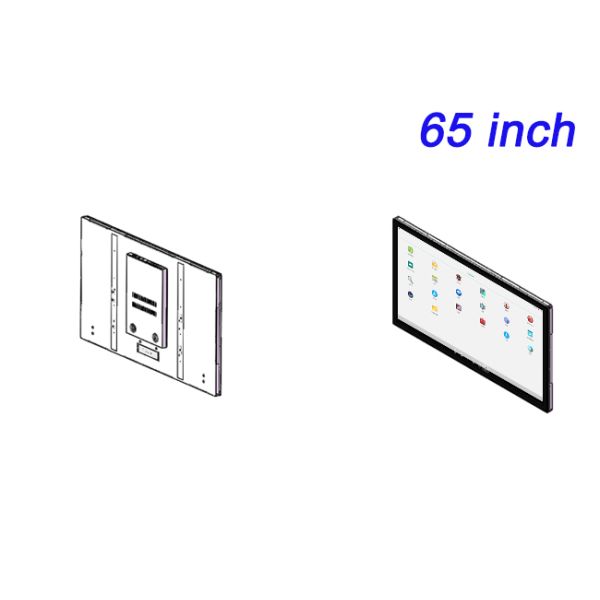 ZXTLCD 65 Inch LCD Large Screen Embedded Aluminum Alloy Industrial Control Terminal Display
