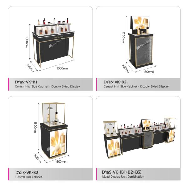 Cosmetic Shop Furniture Elegant and Functional Display Rack Designed for Beauty Boutique Skincare Store Decoration