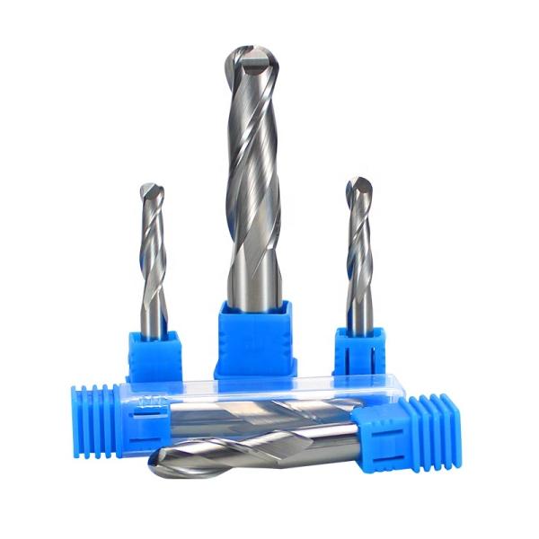 YingBa Manufacturer Solid Carbide 2 Flutes Ball Nose Router Bits for Wood Milling Cutter