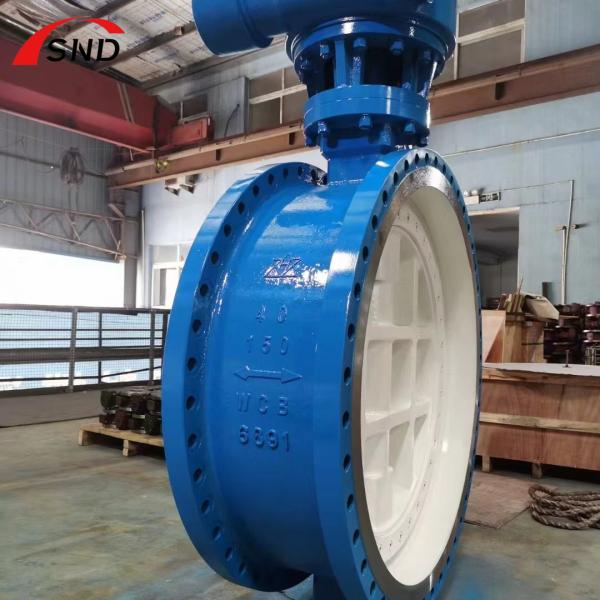 Cast Steel Welded Butterfly Valve Wafer Type For Petrochemical Industry