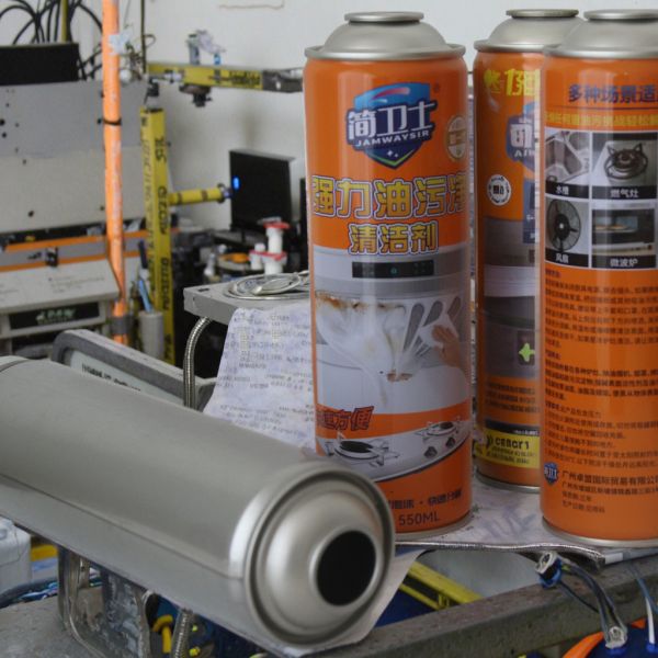 Empty 4 Color Printed Refilled Round Tinplate Butane Gas Can Cartridge Furnace with Screw Cap Sealed for Chemical Use