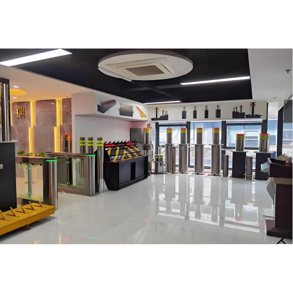 800mm K12 Crash Rated Rising Security Bollards with Powder Coated or Galvanized Finish