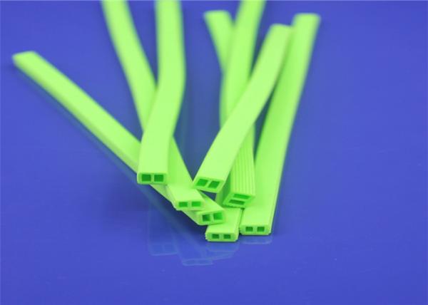 LFGB Colorful Silicone Rubber Strips High Pressure Bond Mouth Level Off