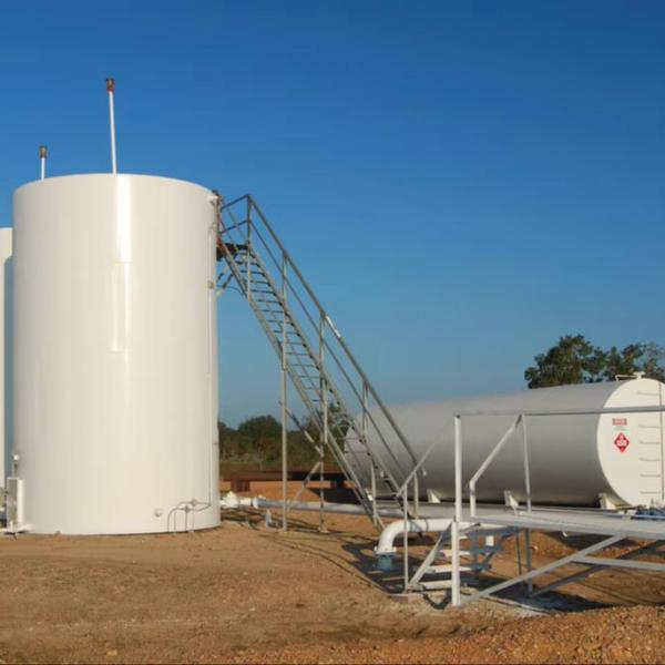Réservoir de stockage de fioul en acier inoxydable 50000L 8 Bar