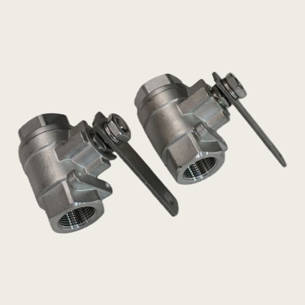 Manual High-Pressure Ball Valve - Safety Switch & Flow Control for Road Sweeper Water Systems