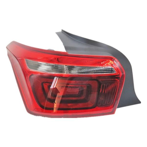 Demillon for 2008-2019 Dongfeng Citroen Elysee Rear Tail Light Assembly Rear Headlights Left and Right Tail Lamp Cover