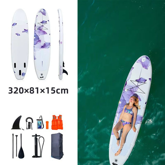 Factory Supply Inflatable PVC SUP Board for Water Yoga & Stand-Up Paddle Surfing Adult Use with Accessories