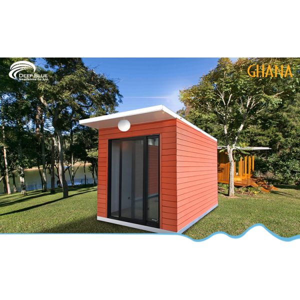 Hogar ligero del día de fiesta de la estructura de acero/estudio prefabricado del jardín para la vida del día de fiesta