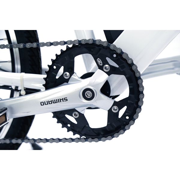 White Water Proof Electric City Bike With Fender,250w 36v, 7 speed , front suspemsion