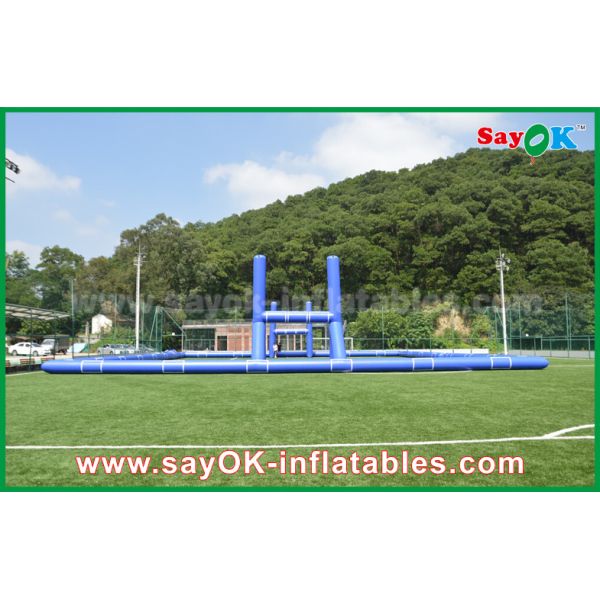 Gigante inflable de los juegos del fútbol fuera del fútbol de la lona del PVC/del estándar inflables del CE de la corte de campo de fútbol