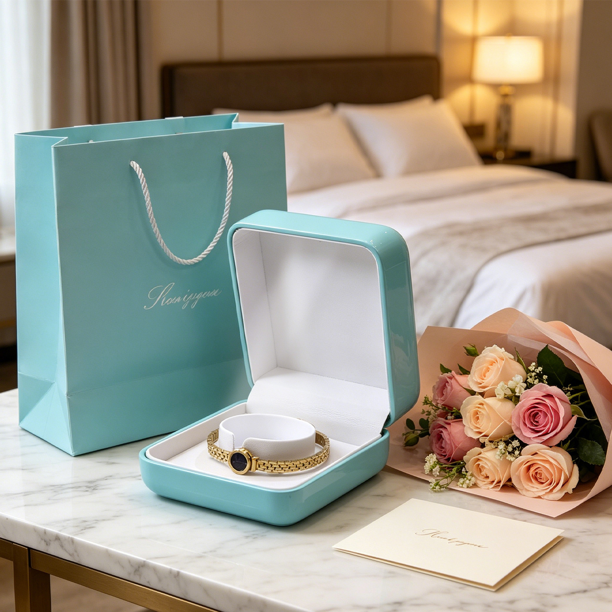 Luxury LED Bracelet Box Multi Color Plastic Jewelry Box For Wedding Valentine